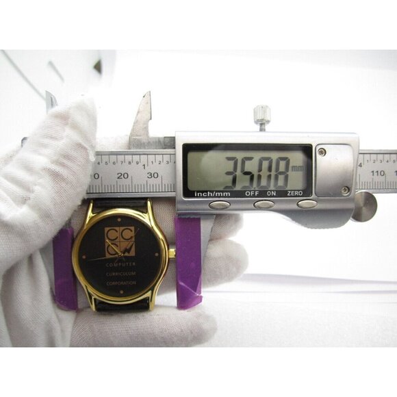 Women Computer Curriculum Corporation Quartz Analog 35mm Dial Round Watch (G519) - Picture 2 of 10